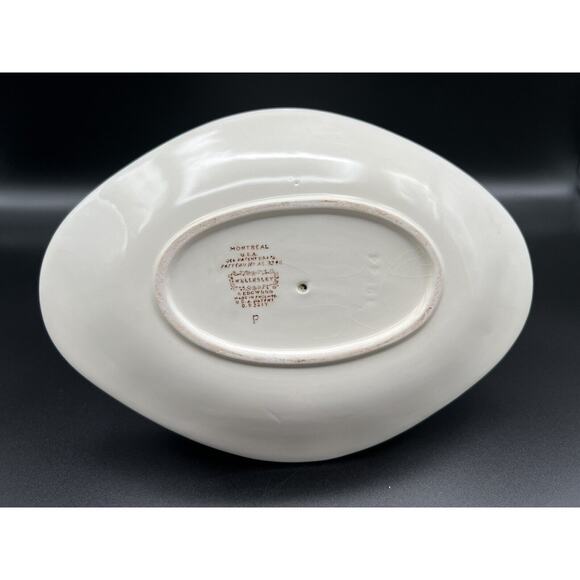 Wedgwood Montreal Gravy Boat w Attached Underplate Discontinued Made in England - Picture 10 of 11